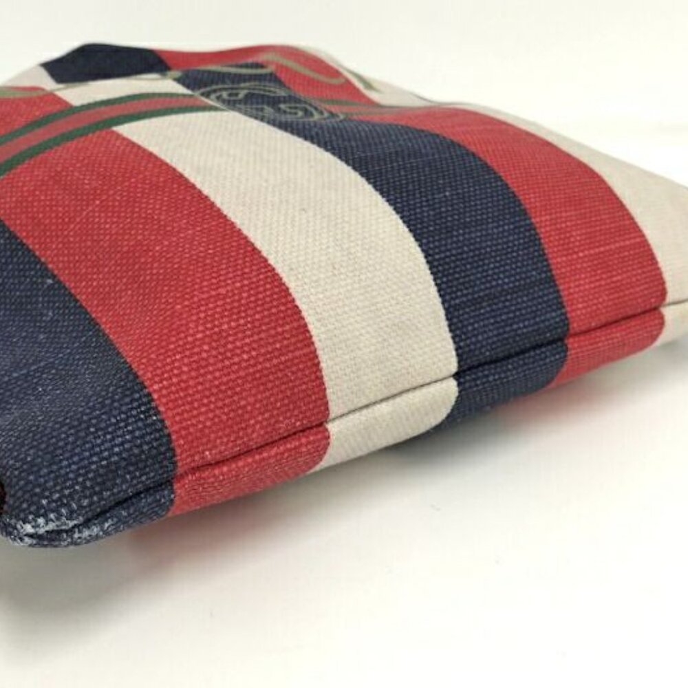 Gucci Backpack Draw String Logo Canvas Tricolor - image 4